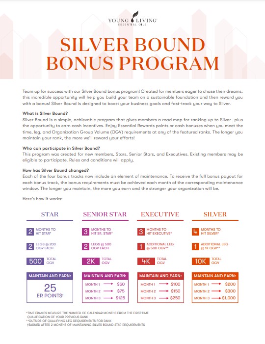 SILVER BOUND BONUS PROGRAM